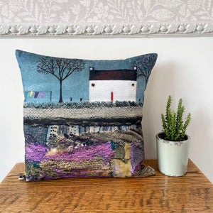 Homeware - Hand made cushion Cover "Sunday was always washday" (Cover only)