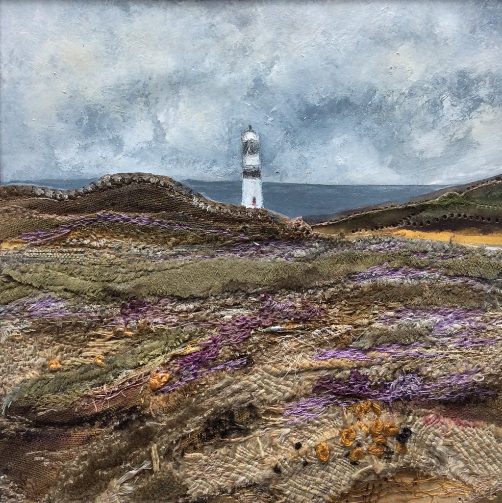 Mixed Media Art By Louise O'Hara “The Old Lighthouse”