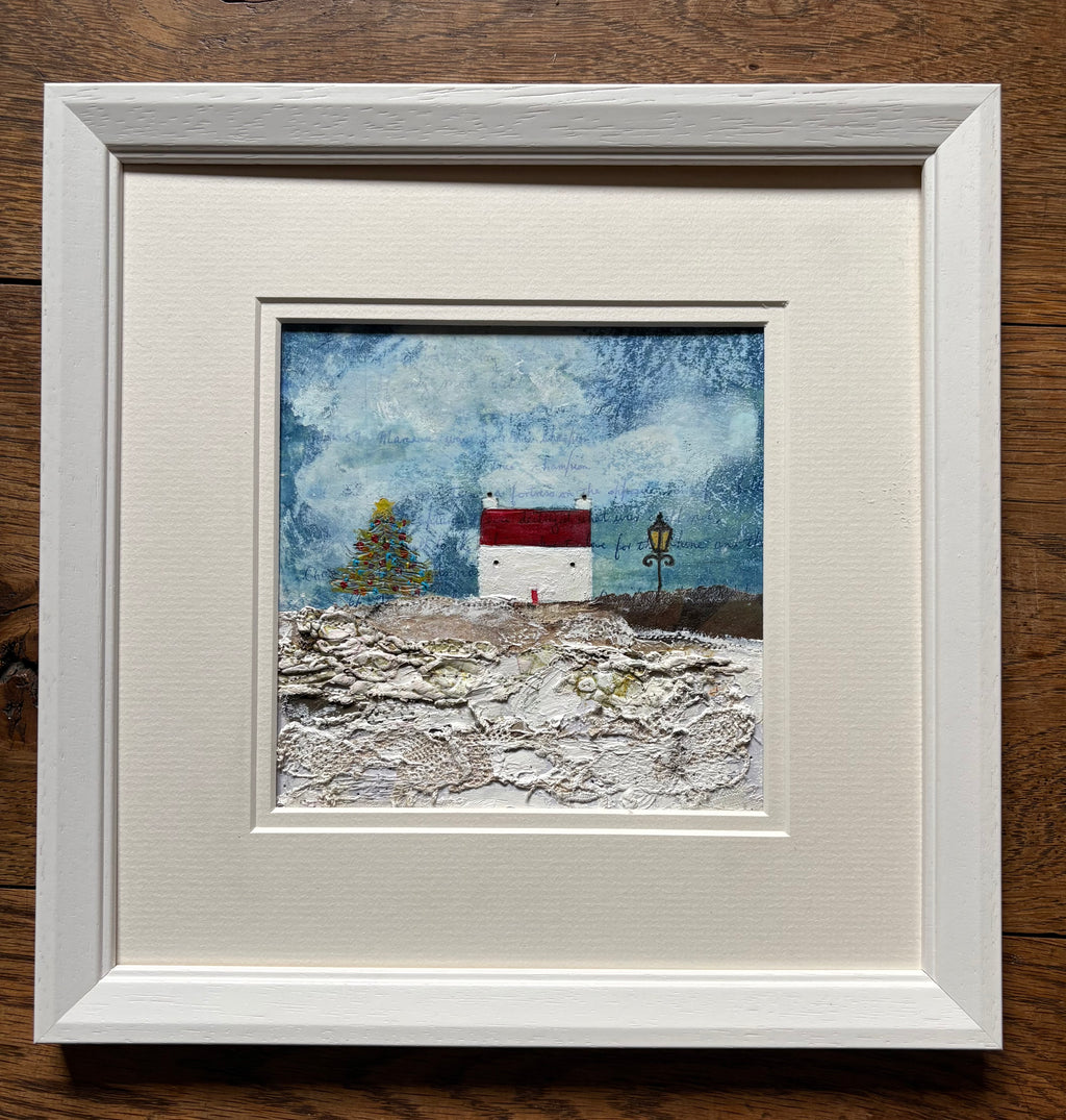 Mixed Media Art By Louise O'Hara “By the light of the lamp”