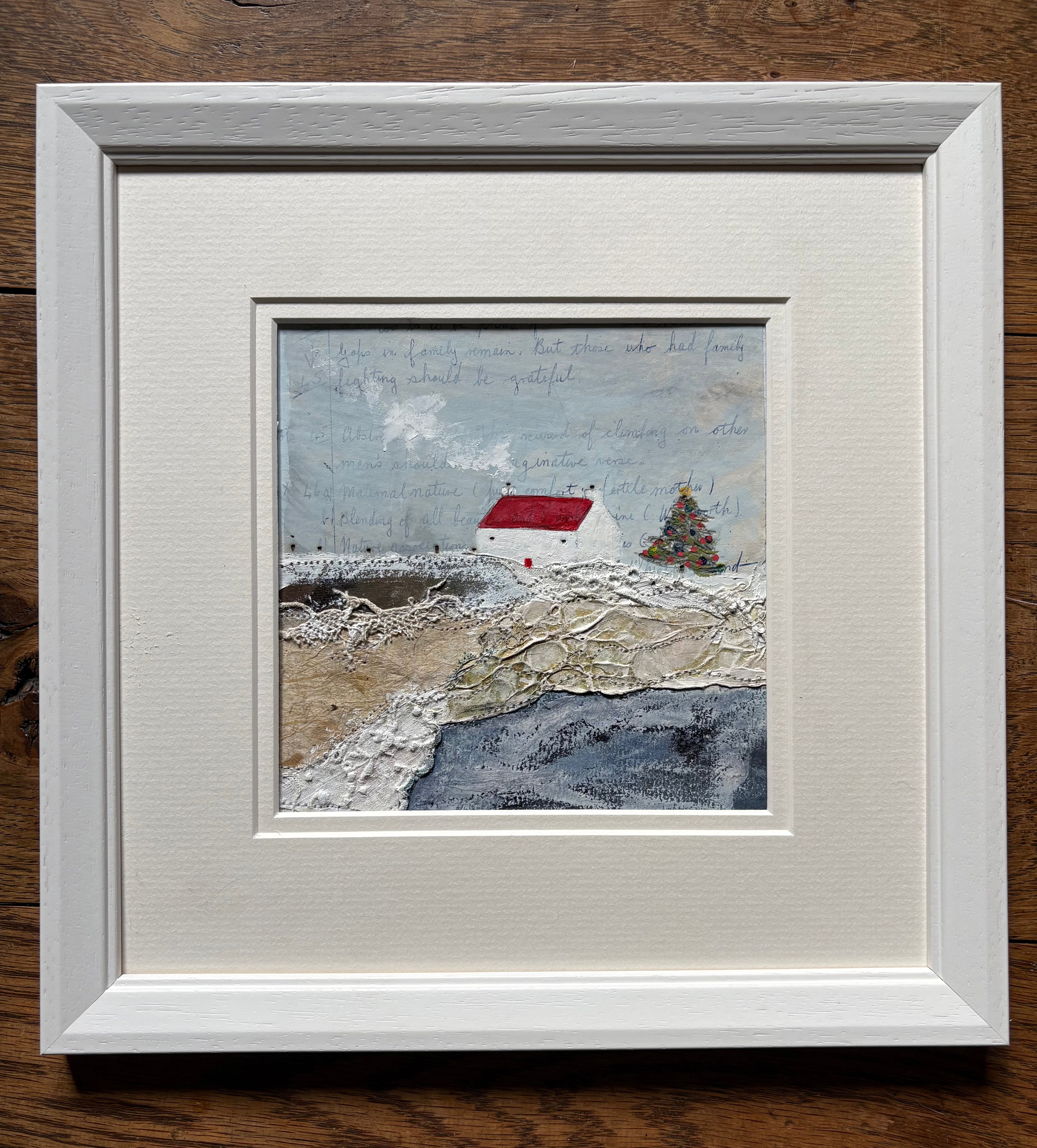 Mixed Media Art By Louise O'Hara “The warmth of the fire”