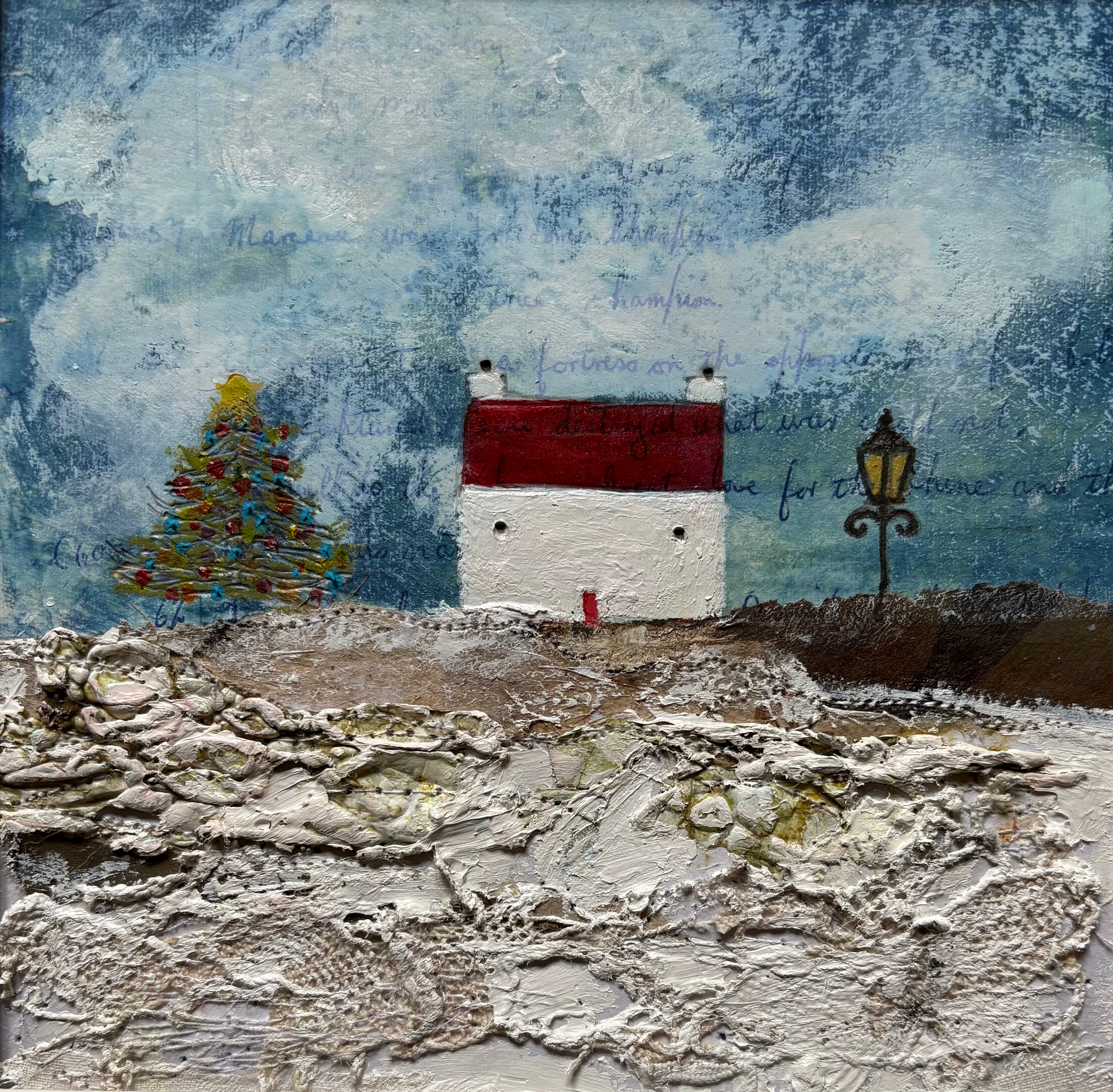 Mixed Media Art By Louise O'Hara “By the light of the lamp”