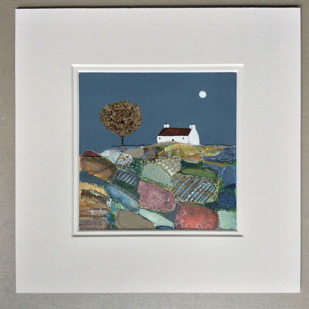 Mixed Media Art By Louise O'Hara “A quilted landscape" Special