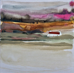 Mixed Media Art By Louise O'Hara “Red sky at night” Special