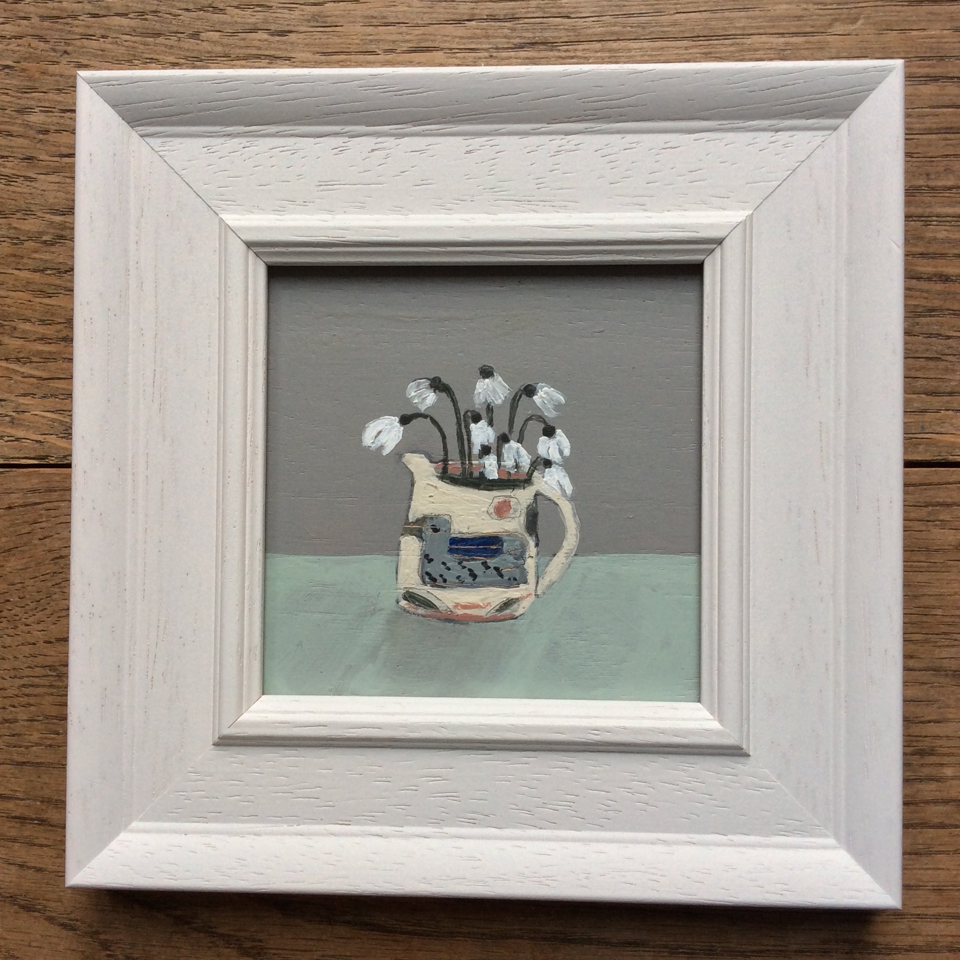 Mixed Media art on wood By Louise O’Hara  “My Favourite Vase”