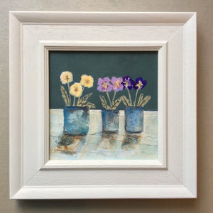 Mixed Media Art By Louise O'Hara “Three in a row”