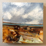 Mixed Media art on wood By Louise O’Hara “A rugged Tarn”