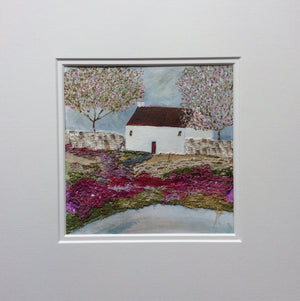 Mixed Media Art By Louise O'Hara “Old wall cottage”
