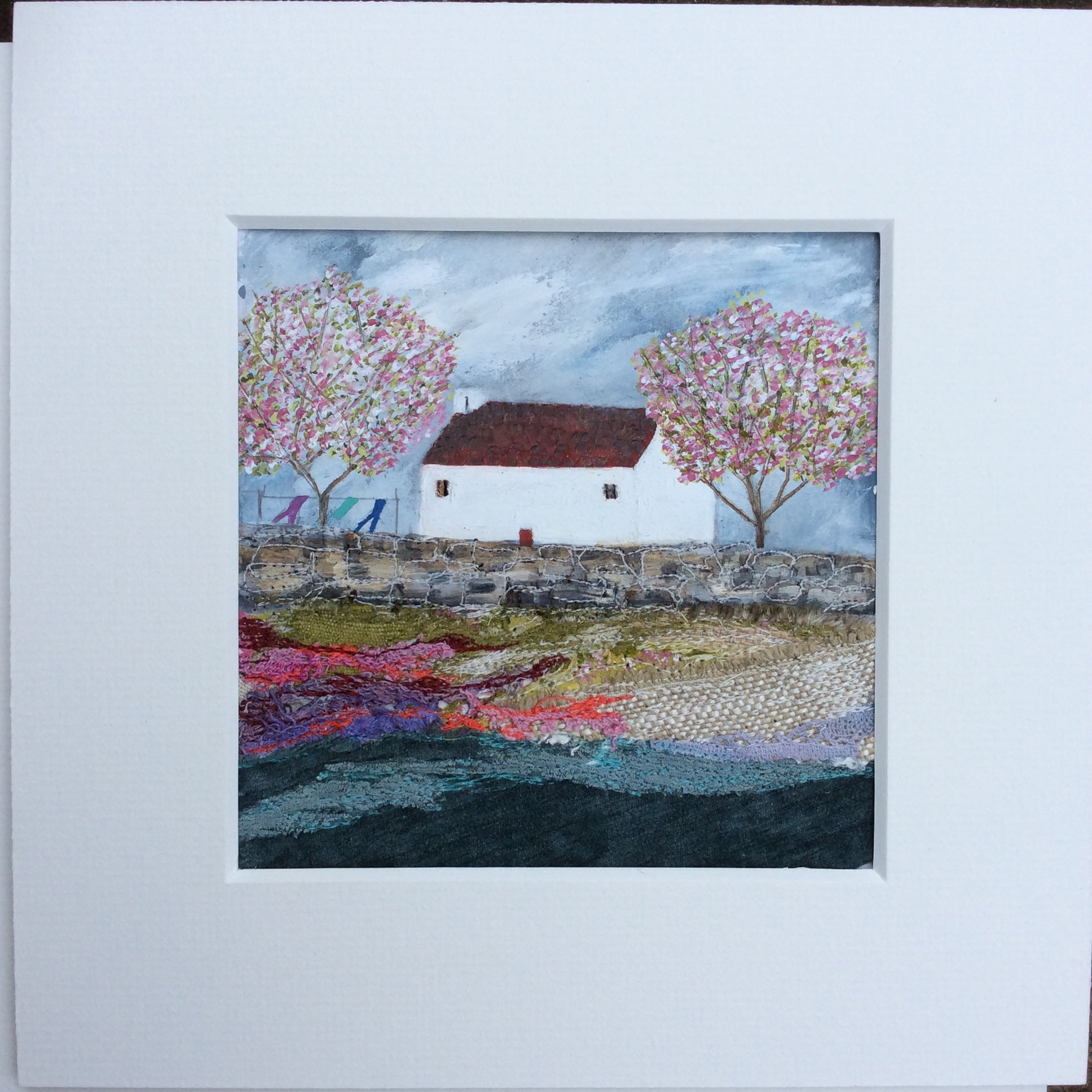 Mixed Media Art By Louise O'Hara “Forge Cottage”