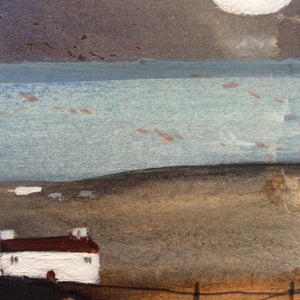 Mixed Media Art work by Louise O'Hara "Across the causeway”