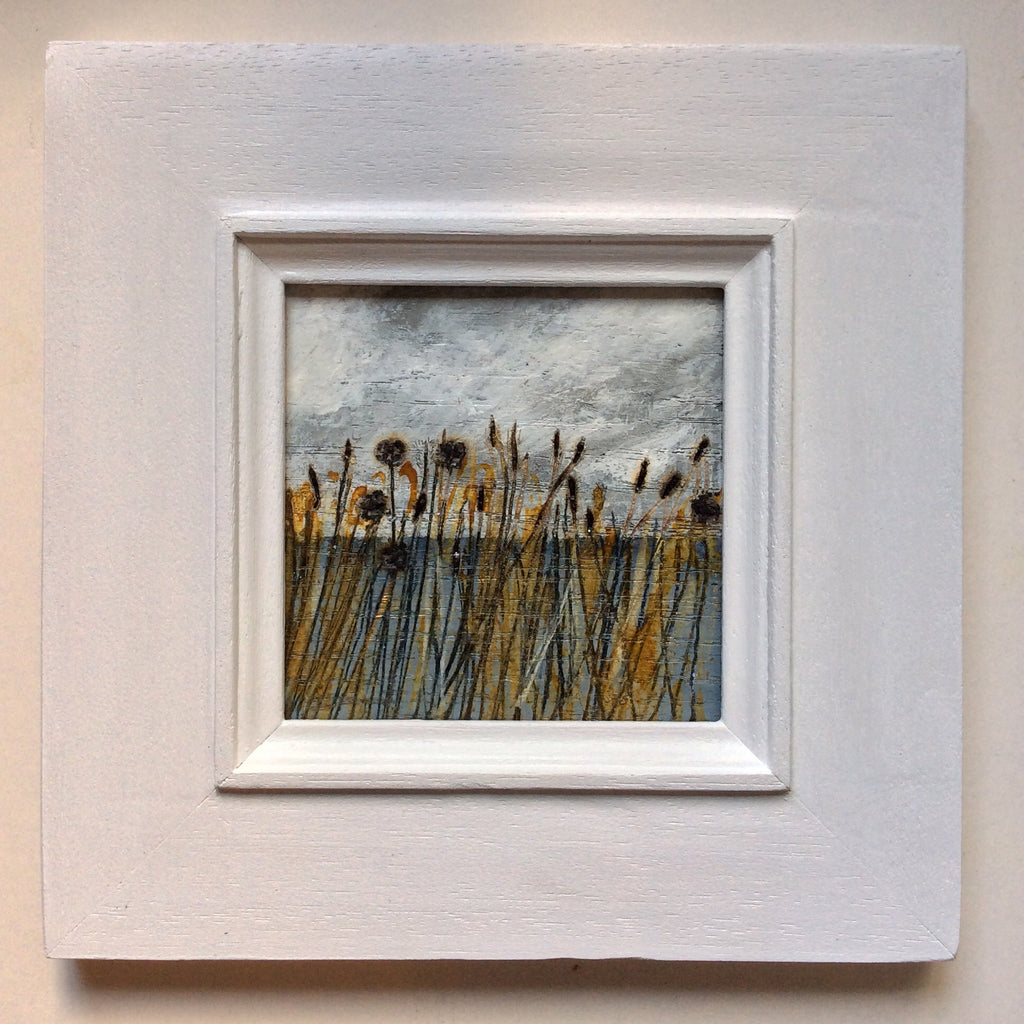 Mixed Media Art on wood By Louise O'Hara - "calm”