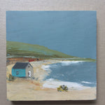 Mixed Media Art on wood By Louise O'Hara - "A higher tide than usual”