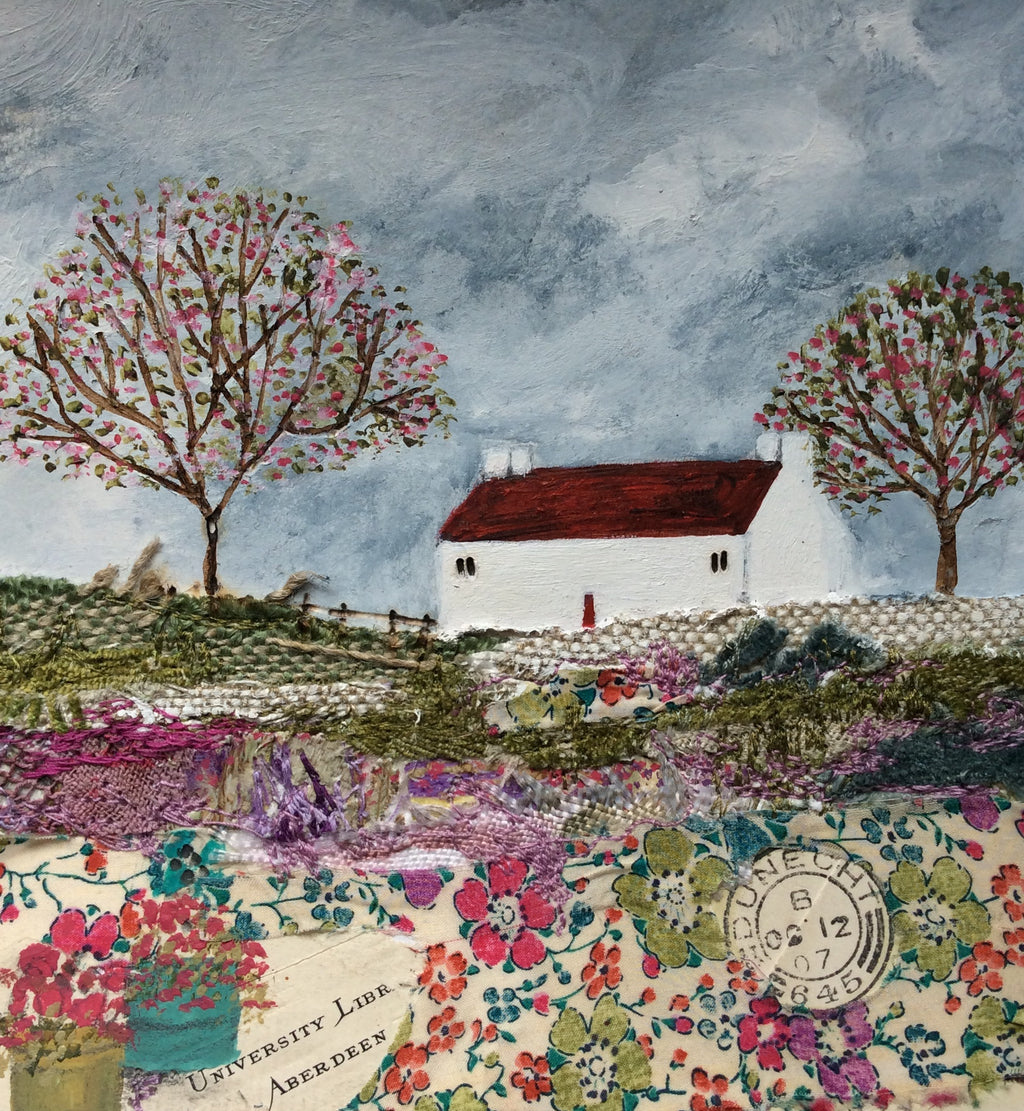 Mixed Media Art By Louise O'Hara “A letter from Aberdeen”
