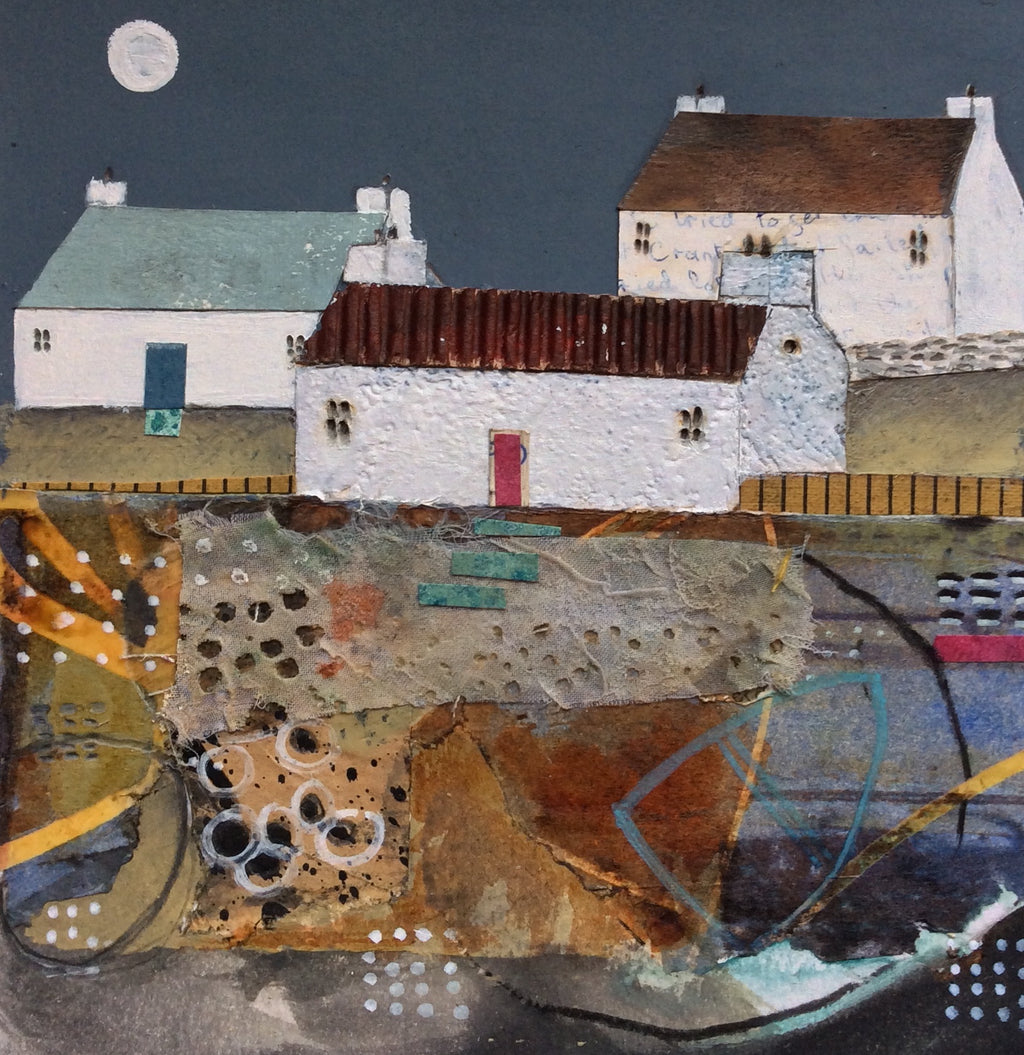 Mixed Media Art By Louise O'Hara “watchin the tide roll away”
