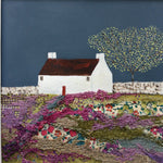 Mixed Media Art By Louise O'Hara “Dark skies flowery meadows”