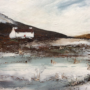 Mixed Media Art By Louise O'Hara “A moorland frost”