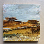 Mixed Media Art on wood By Louise O'Hara - "Forrest Pass”
