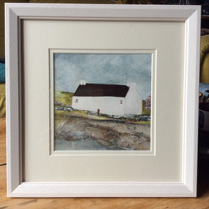Mixed Media Art By Louise O'Hara “The cottage at the end of the path”