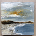 Mixed Media Art on wood By Louise O'Hara - "A break in the clouds"
