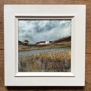 Mixed Media Art on Wood  By Louise O'Hara - “Crofters Rest”
