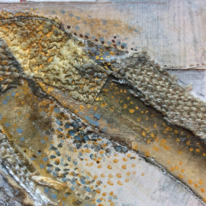 Mixed Media Art By Louise O'Hara “Fields of Gold”